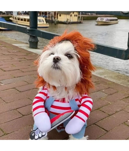 Halloween Pet Cosplay Costume Dog Dress for Small & Medium Dogs – Fun & Stylish Outfit Dogs Cats Pet Playing with Funny Clothes