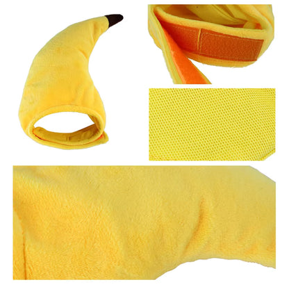 Funny Cute Pet Cat Costume Banana Cap Hat, Cat Dog Halloween Christmas Clothes