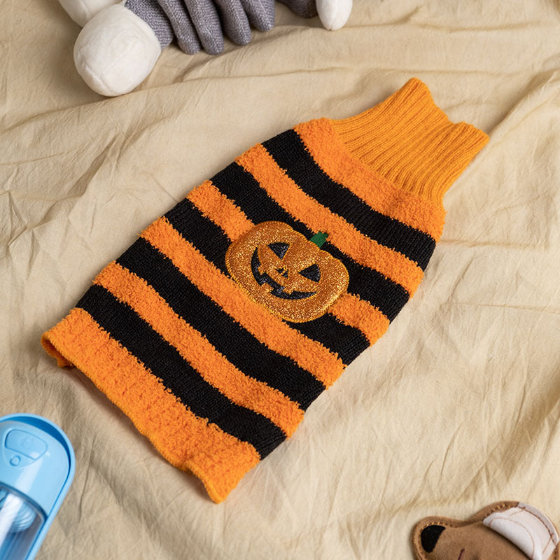 Halloween Dog Sweaters Pet Costume Teddy Warm Leisure Sweater Cosplay Clothes for Dogs Pets Outfits